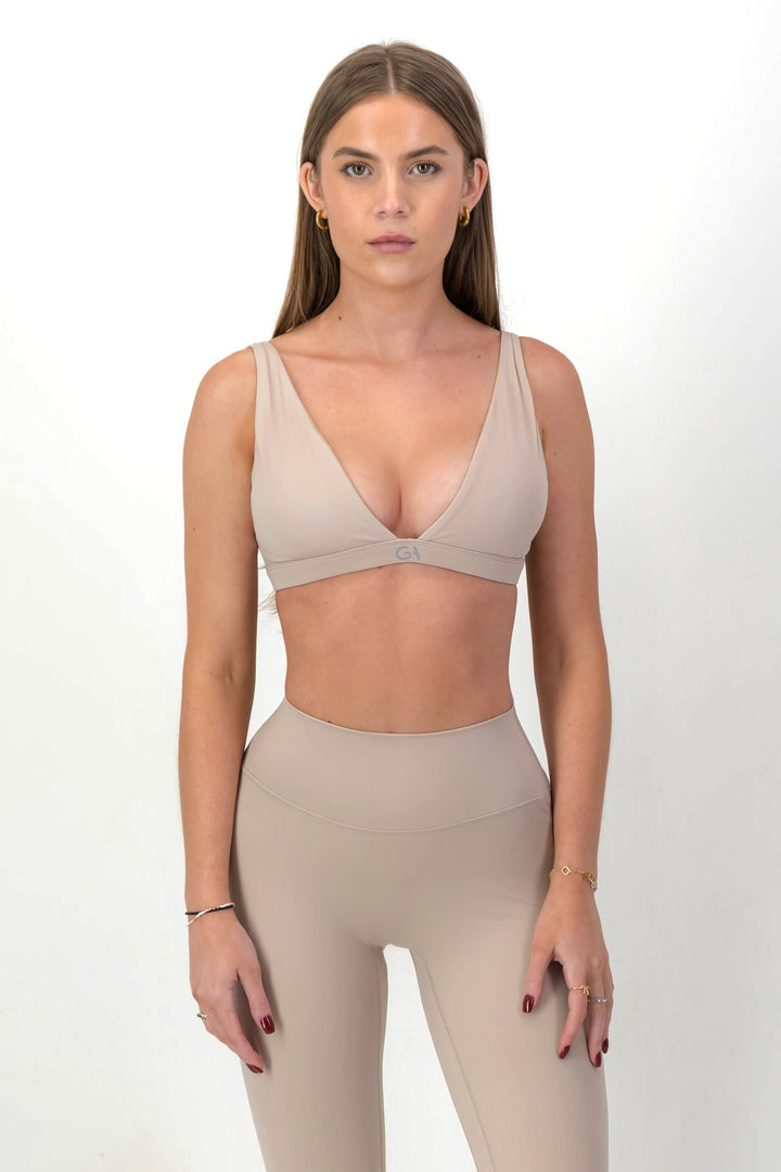 LUXSCULPT BELLA CONTOUR CROP - Latte