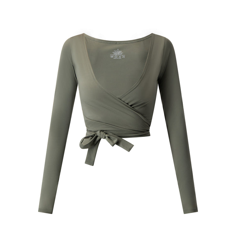Form Sophia Ballet Wrap | Khaki Green