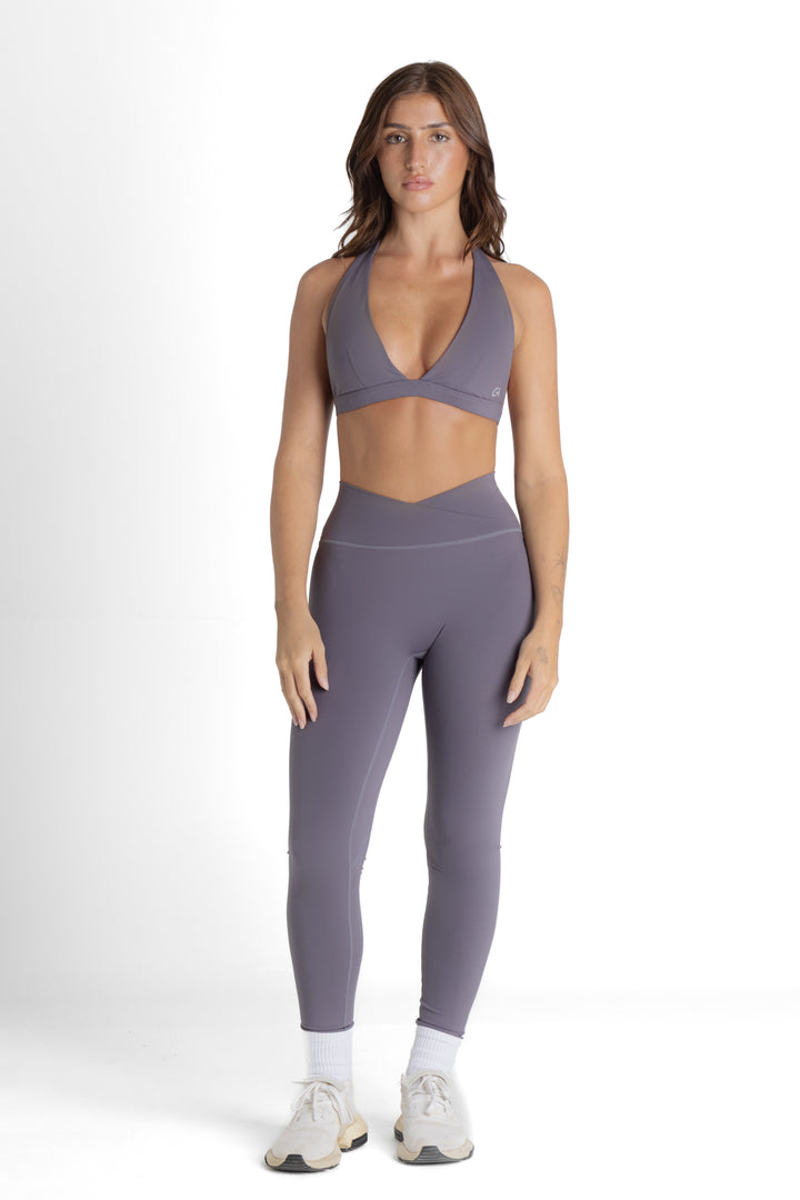 FORM CROSSOVER INVISIBLE SCRUNCH LEGGINGS - Charcoal