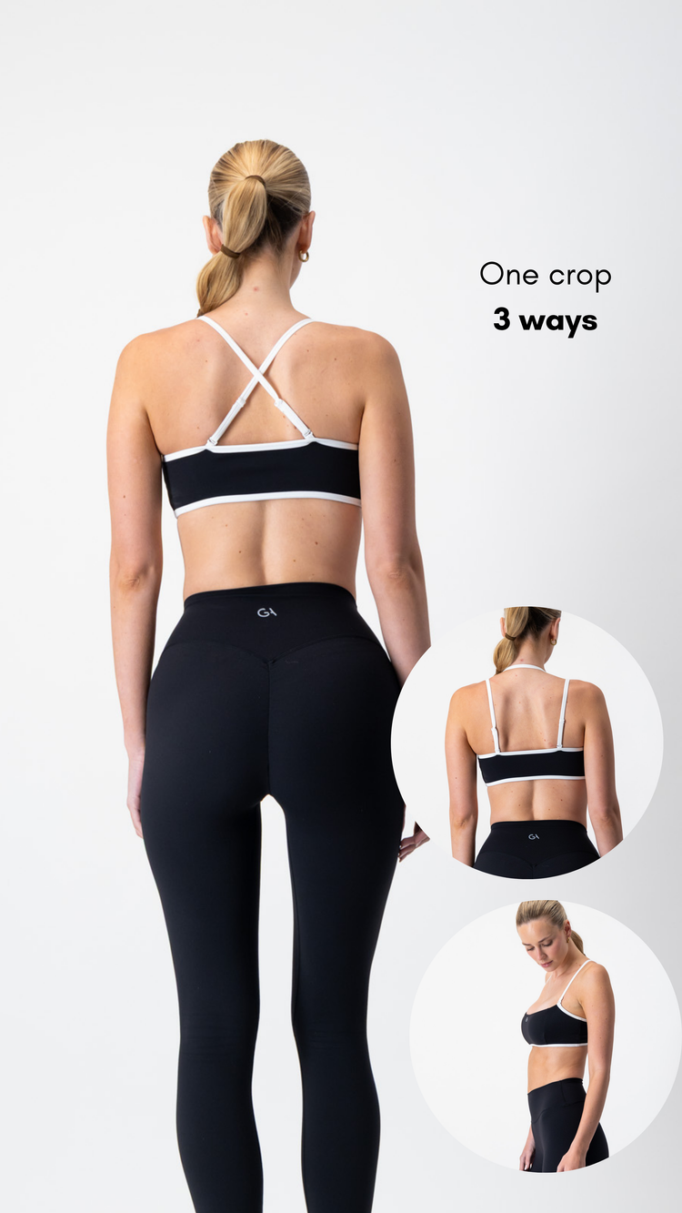 CloudForm Multiway Crop | Black Two Tone