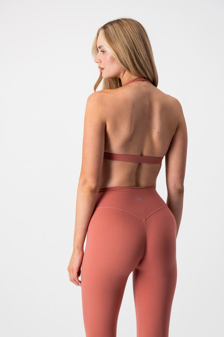 Form Cece Halter Crop | Rose