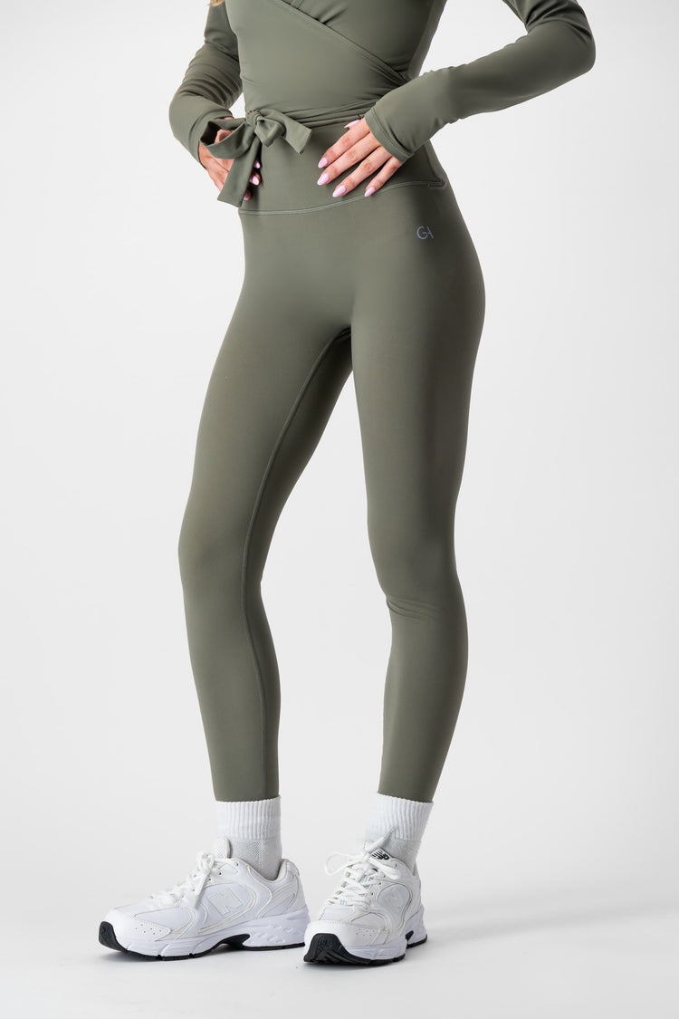 Form Invisible Scrunch Ruched Leggings | Khaki Green