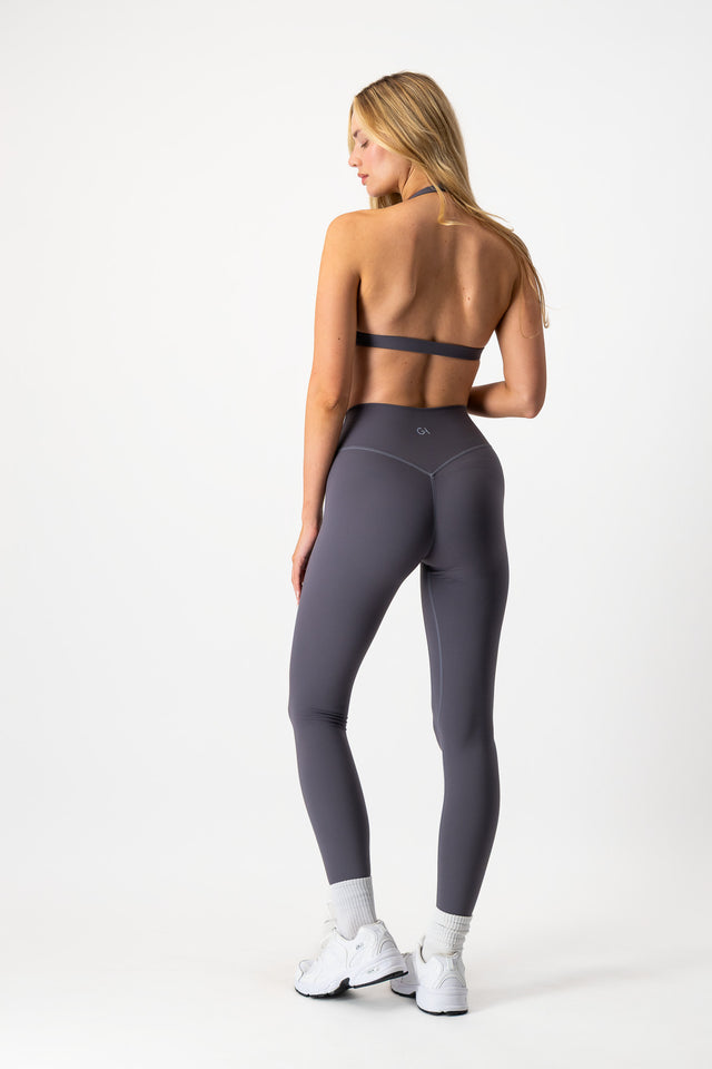 Form Crossover Invisible Scrunch Leggings | Charcoal