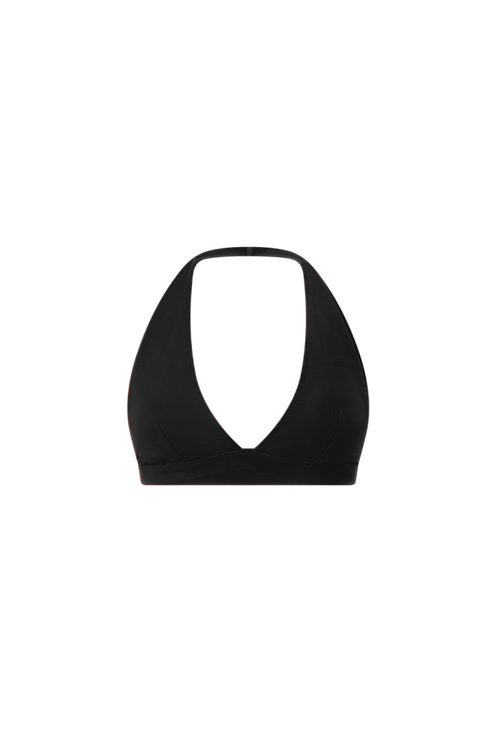 FORM CECE HALTER CROP - Black