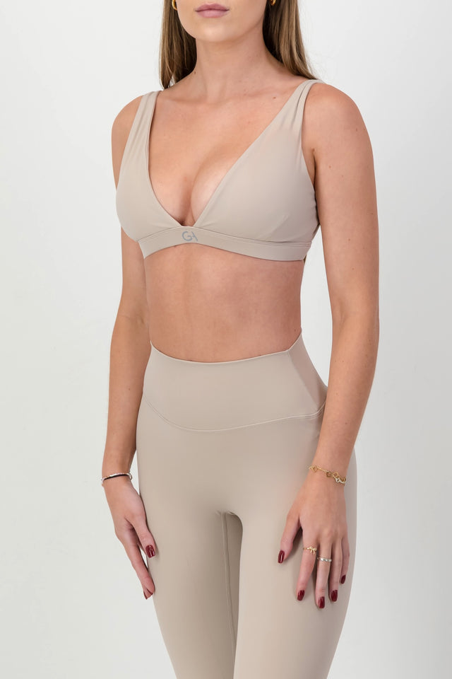LuxSculpt Bella Contour Crop | Latte