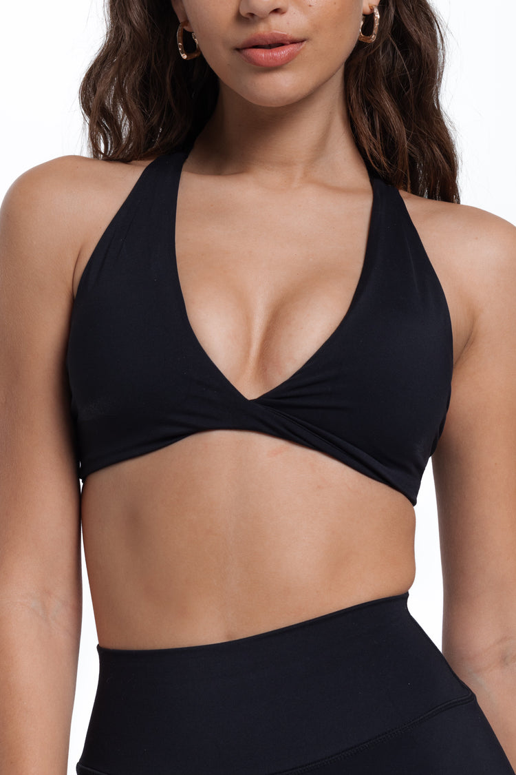Core Aria Crop | Black