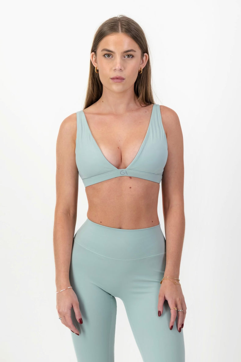 LuxSculpt Bella Contour Crop | Matcha