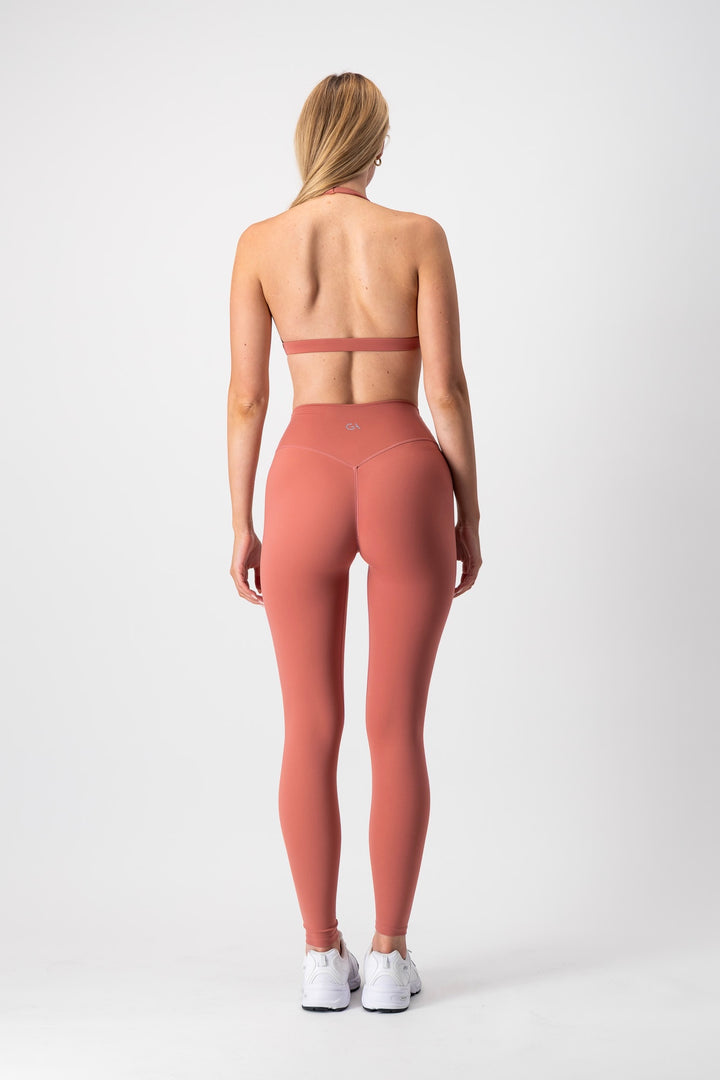 FORM CROSSOVER INVISIBLE SCRUNCH LEGGINGS - Rose