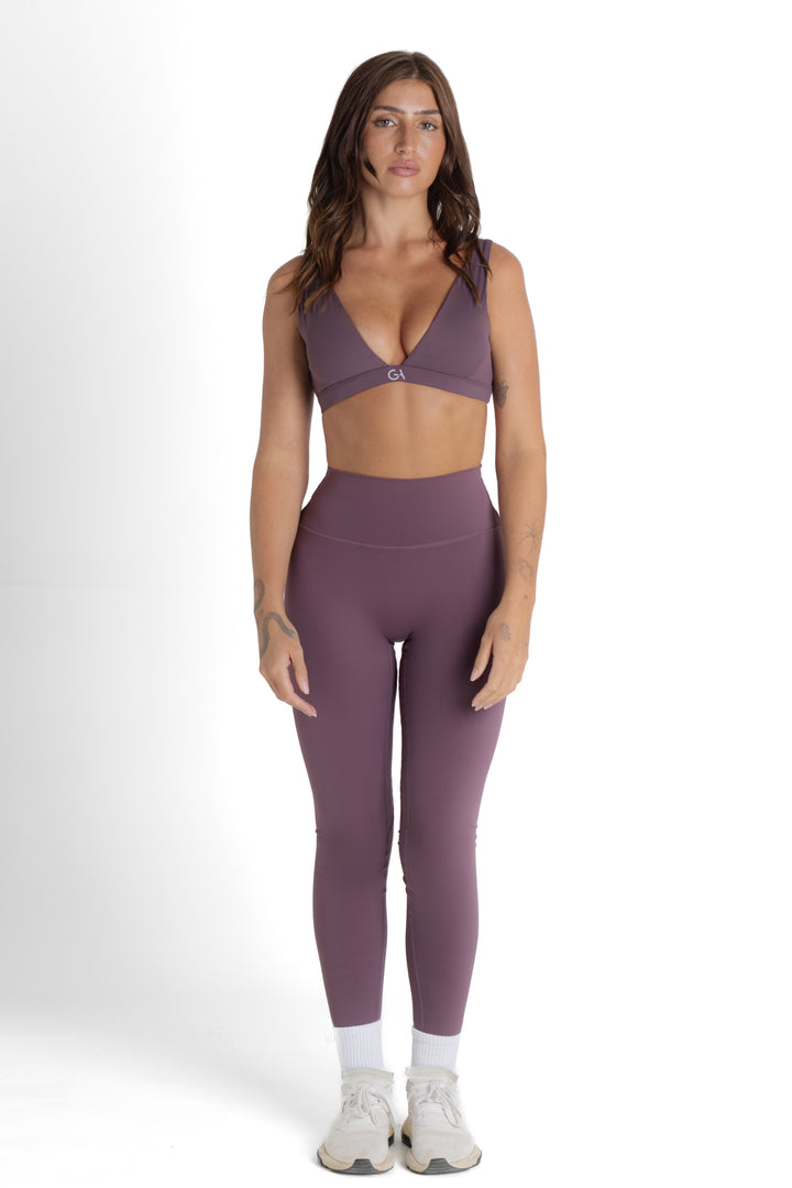 LUXSCULPT SCRUNCH LEGGINGS - Americano