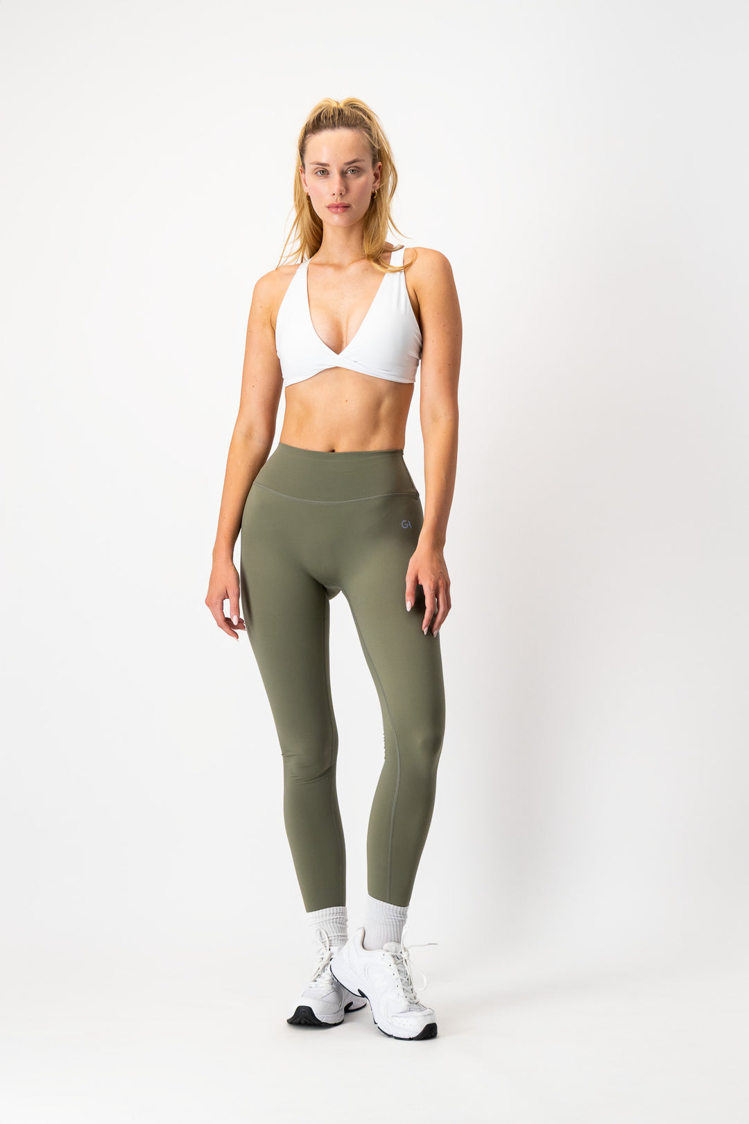 Form Invisible Scrunch Ruched Leggings- Khaki Green