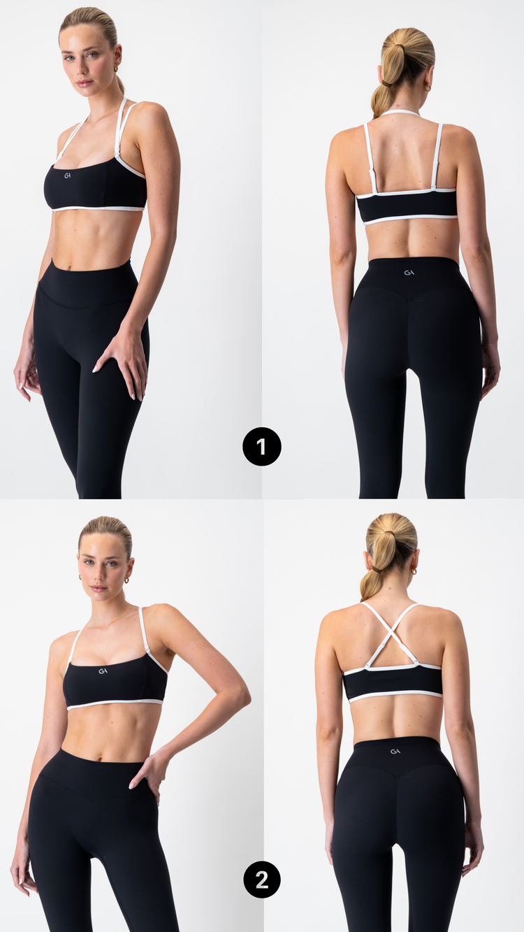 CloudForm Multiway Crop | Black Two Tone