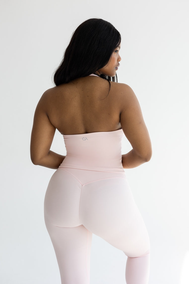 Core Lily Halter Tank | Strawberry Glaze