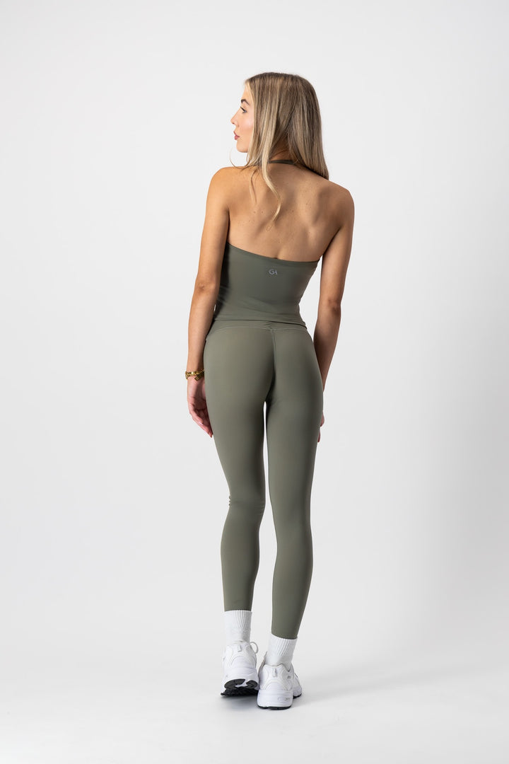 Form Invisible Scrunch Ruched Leggings- Khaki Green