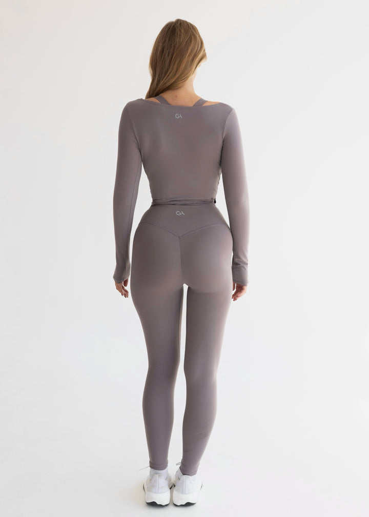 CORE SCRUNCH LEGGINGS - Graphite