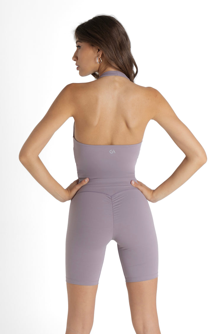 Core Lily Halter Tank | Graphite