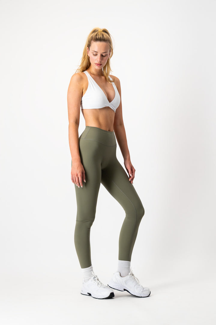 Form Invisible Scrunch Ruched Leggings- Khaki Green