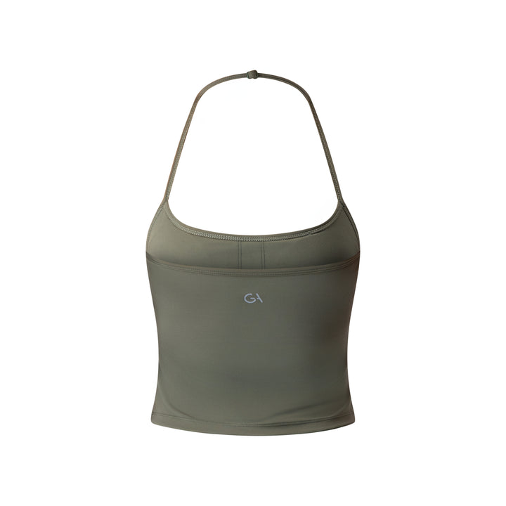 Form Blake Halter Tank- Khaki Green