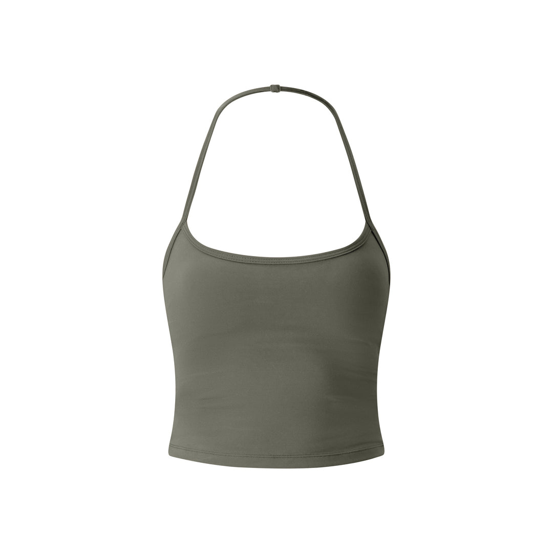 Form Blake Halter Tank- Khaki Green