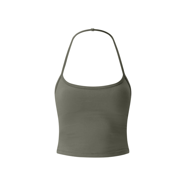 Form Blake Halter Tank- Khaki Green