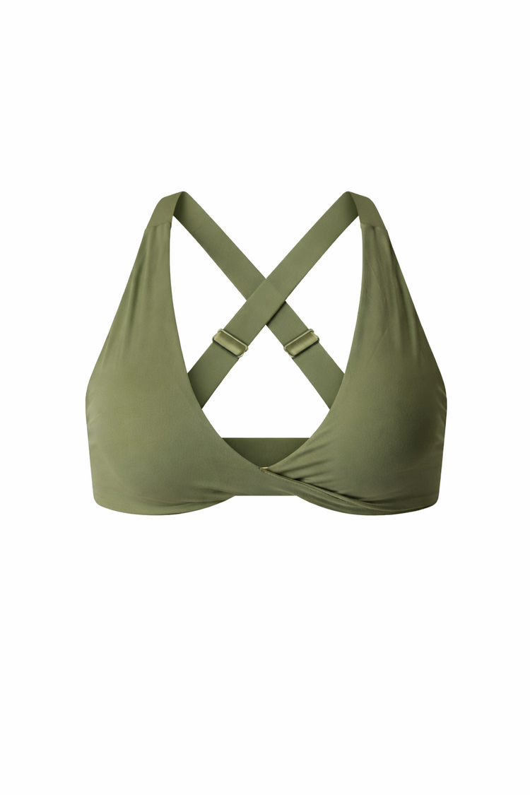Form Aria Crop | Khaki Green