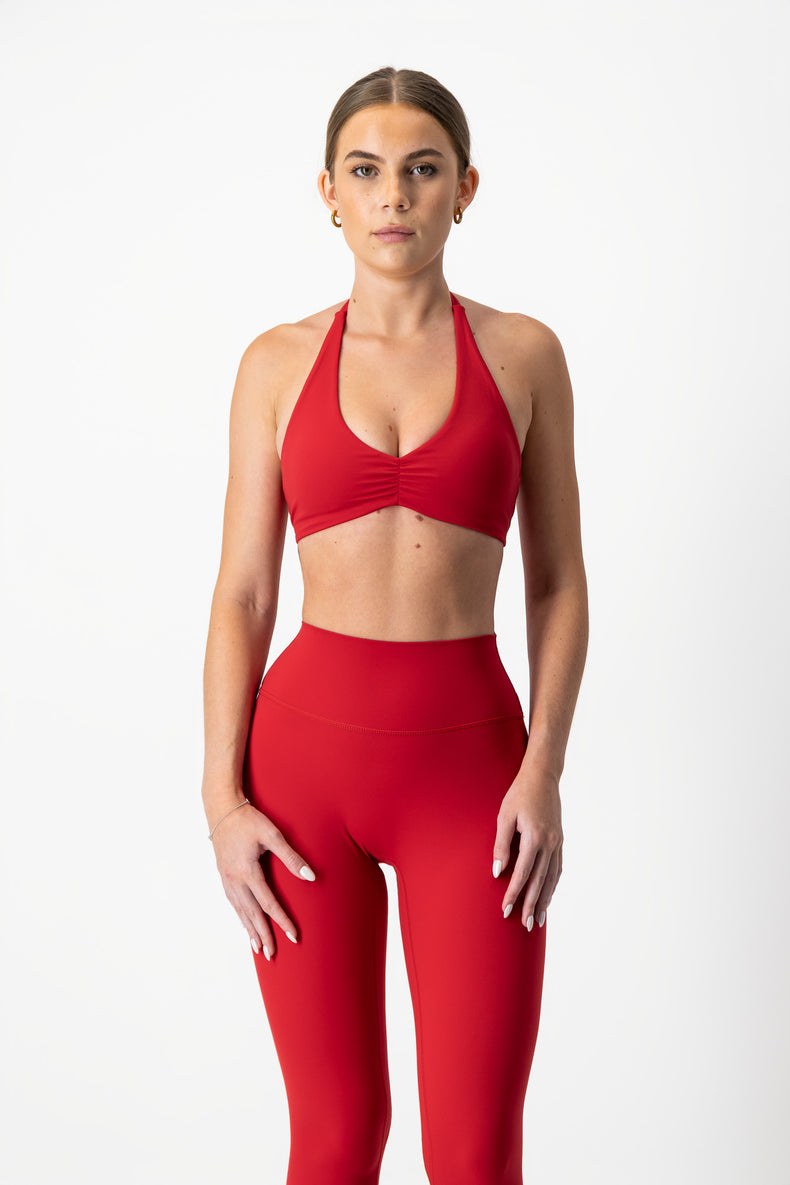 CloudForm Staple Halter Crop | Spicy Marg