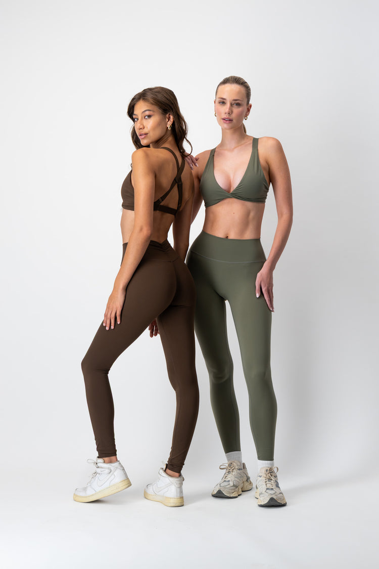 Form Aria Crop | Khaki Green