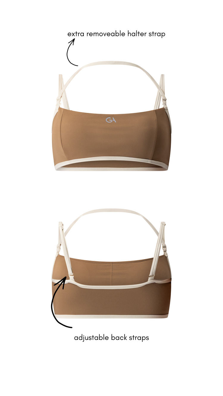 CloudForm Multiway Crop | Cinnamon Two Tone