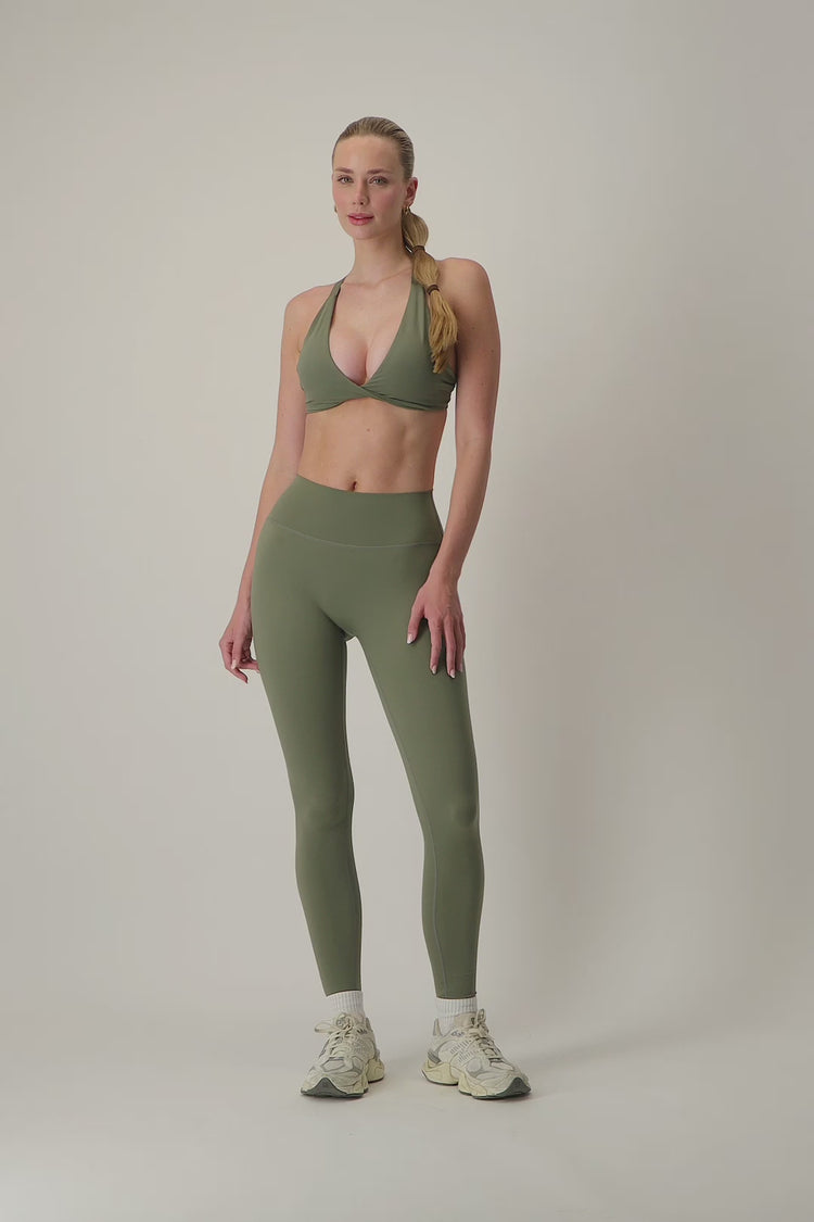 Form Aria Crop | Khaki Green